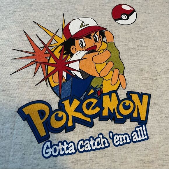 Vintage 90s Pokémon Single Stitch Oneita Shirt - Mens Small - Picture 2 of 8